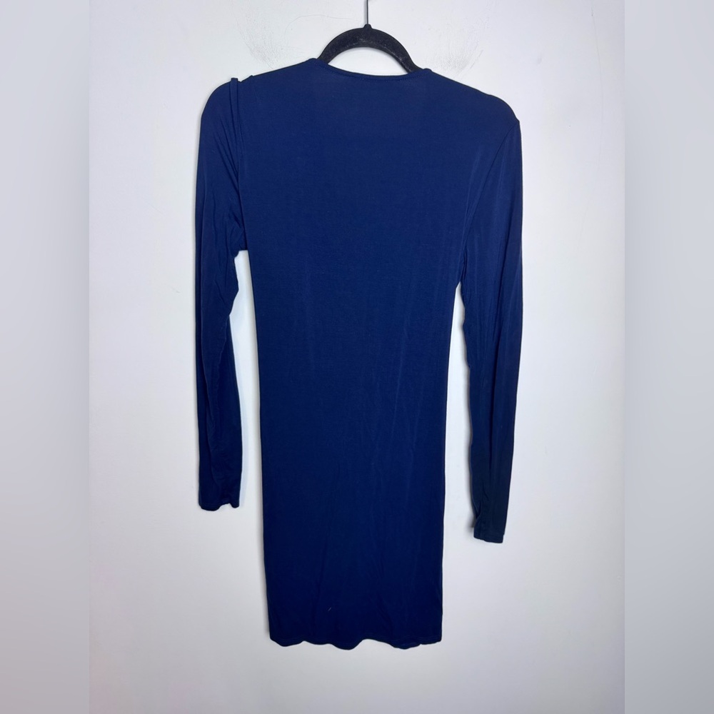 Sivana Bamboo Yoga Wrap Blue Open Cardigan Size Small - Picture 7 of 8